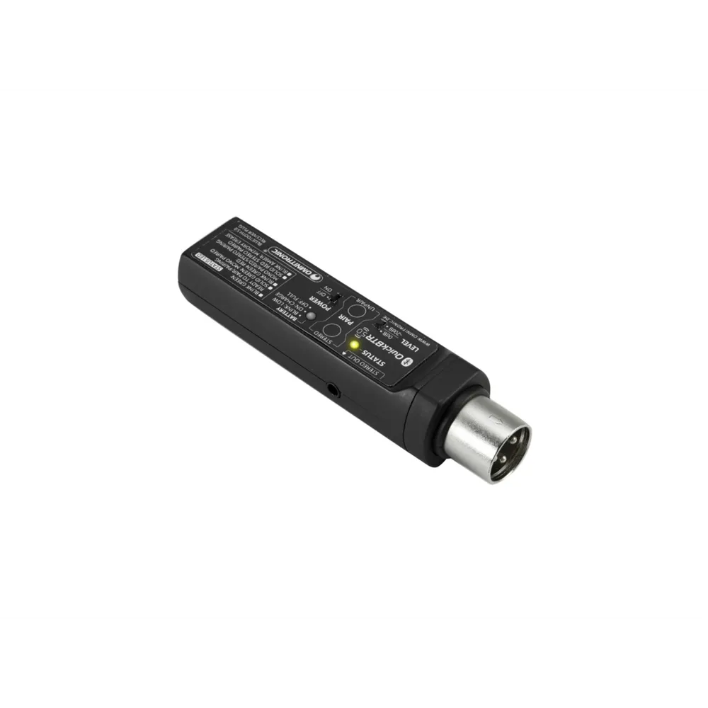 OMNITRONIC QuickBTR-5.0 XLR AptX Bluetooth 5.0 Receiver