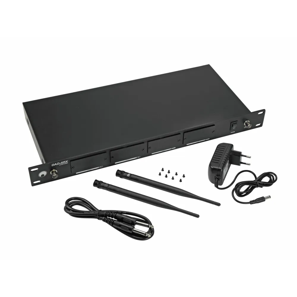 OMNITRONIC DAD-4RX 4-Kanal-Empfängergehäuse für MOM/DAD Module