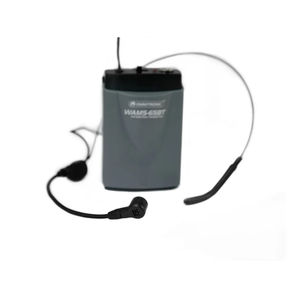 OMNITRONIC WAMS-65BT Taschensender inkl. Headset