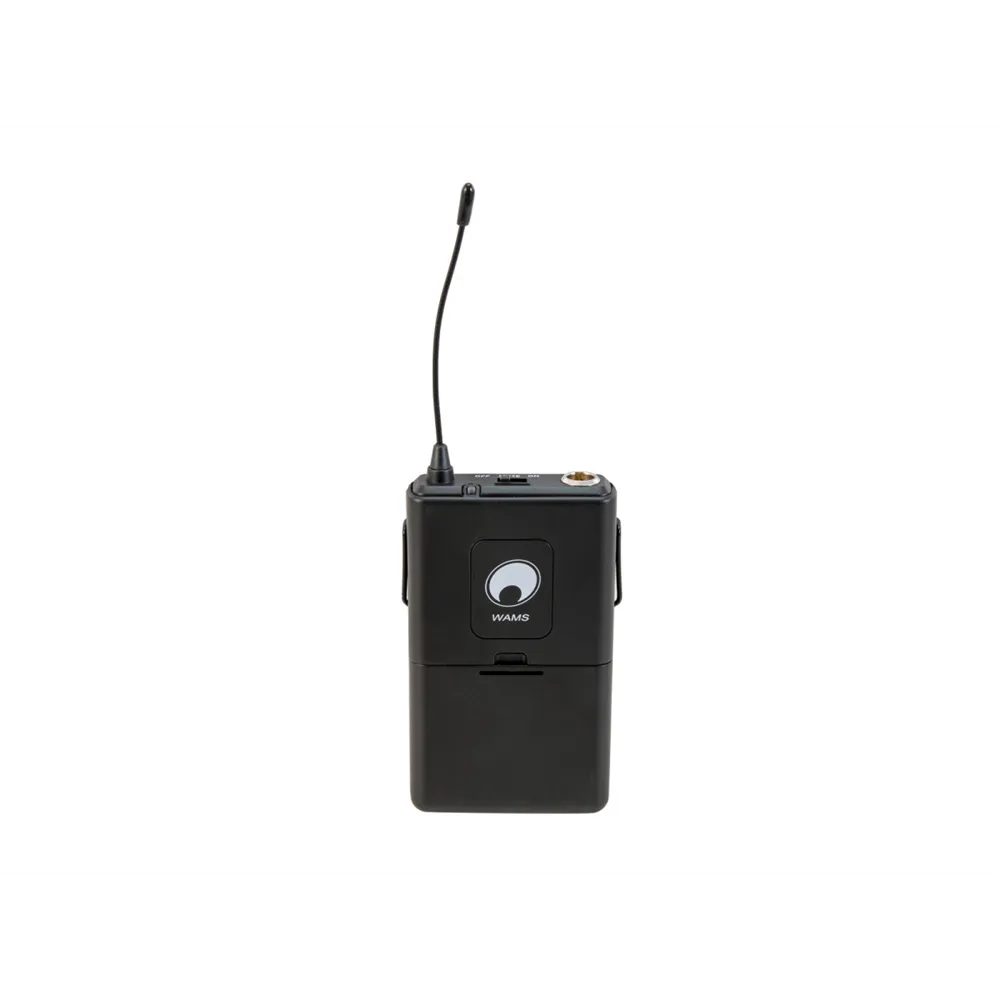 OMNITRONIC WAMS-12 Taschensender inkl. Kopfbügelmikrofon 865MHz