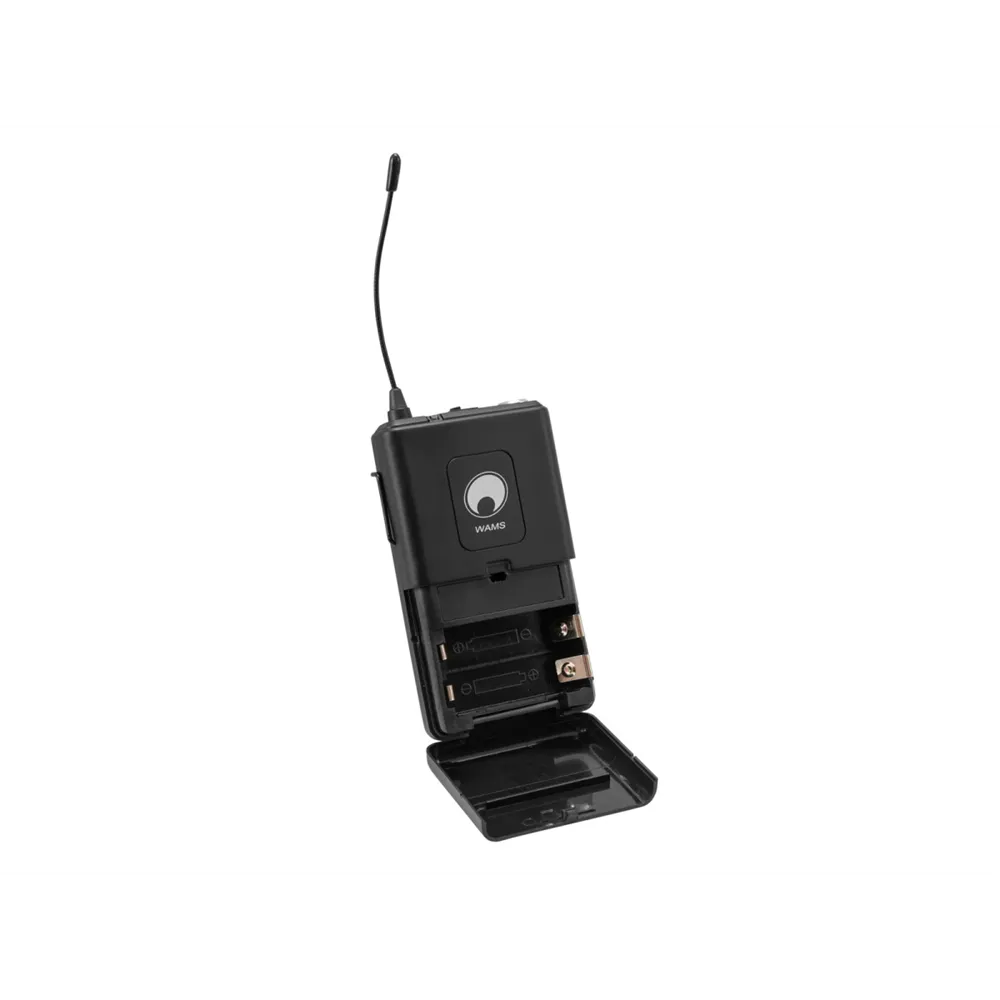 OMNITRONIC WAMS-12 Taschensender inkl. Kopfbügelmikrofon 865MHz