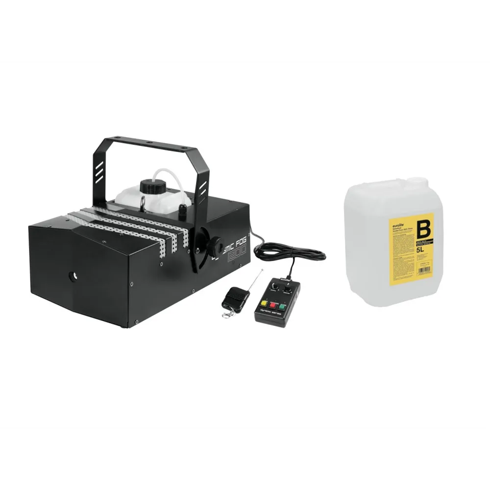 EUROLITE Set Dynamic Fog 1200 + Smoke Fluid -B2D- 5l