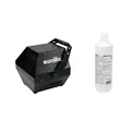 EUROLITE Set B-90 Seifenblasenmaschine schwarz + Seifenblasenfluid 1l