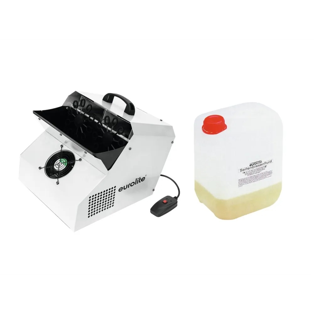 EUROLITE Set SD-201 DMX Seifenblasenmaschine + Seifenblasenkonzentrat für 5l