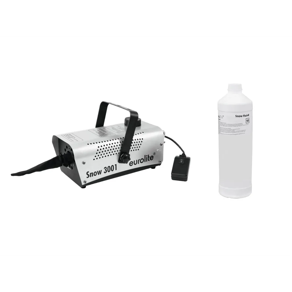 EUROLITE Set Snow 3001 Schneemaschine + Schneefluid 1l