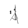 EUROLITE Set STT-400/85 Kurbelstativ TÜV/GS schwarz + STV3529 Adapter lang