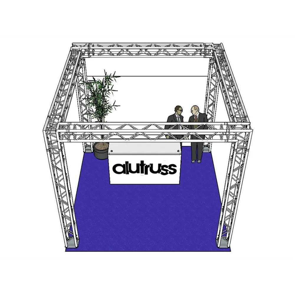 ALUTRUSS Traversenset QUADLOCK 6082 Quadrat 4x4x3,5m (BxTxH)