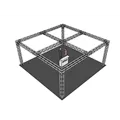 ALUTRUSS Traversenset QUADLOCK 6082 Quadrat 7,71x7,71x3,5m (BxTxH)