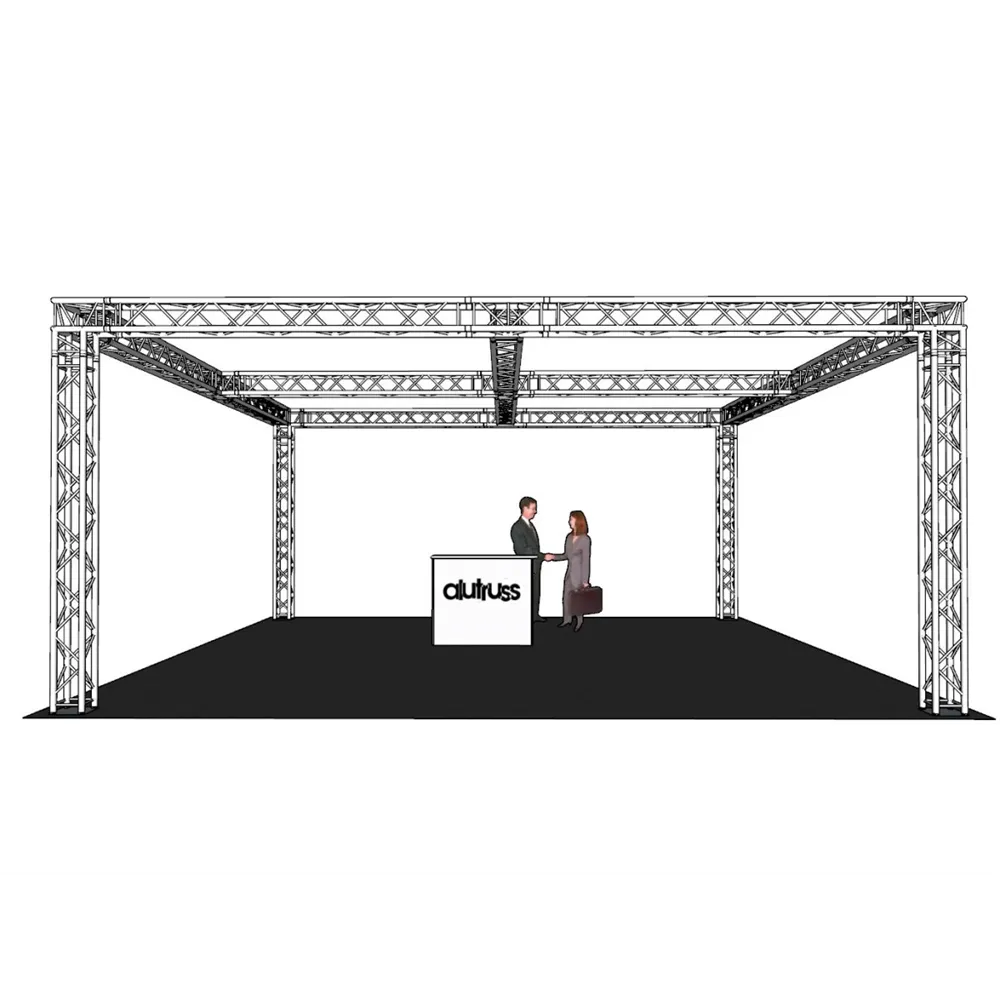ALUTRUSS Traversenset QUADLOCK 6082 Quadrat 7,71x7,71x3,5m (BxTxH)