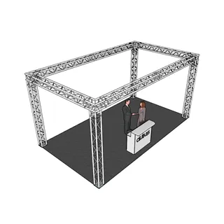 ALUTRUSS Traversenset QUADLOCK 6082 Rechteck 7x4x3,5m (BxTxH)