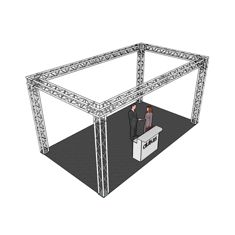 ALUTRUSS Traversenset QUADLOCK 6082 Rechteck 7x4x3,5m (BxTxH)