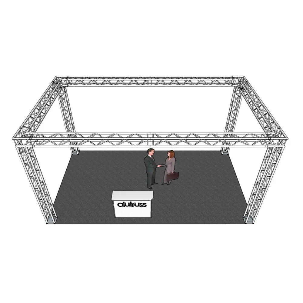 ALUTRUSS Traversenset QUADLOCK 6082 Rechteck 7x4x3,5m (BxTxH)
