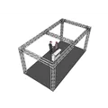 ALUTRUSS Traversenset QUADLOCK 6082 Rechteck 7,71x4x3,5m (BxTxH)