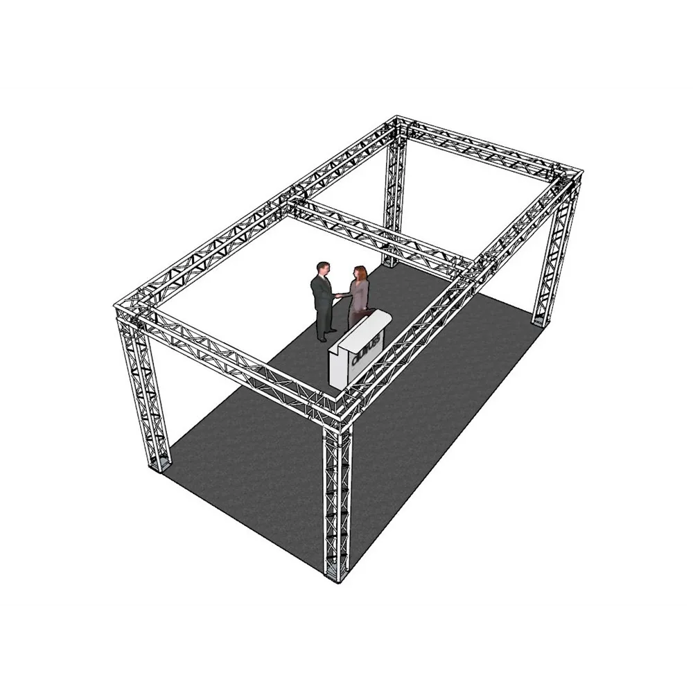 ALUTRUSS Traversenset QUADLOCK 6082 Rechteck 7,71x4x3,5m (BxTxH)