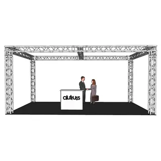 ALUTRUSS Traversenset QUADLOCK 6082 Rechteck 7,71x4x3,5m (BxTxH)