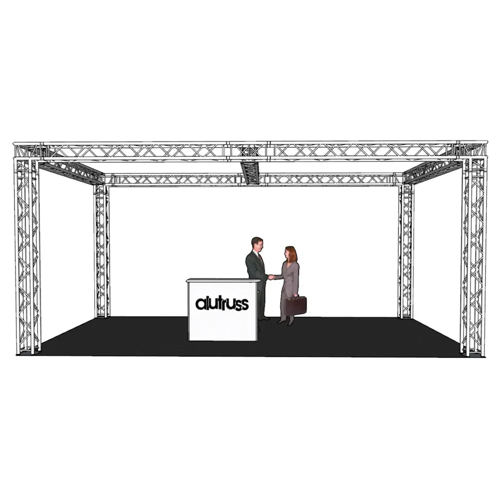 ALUTRUSS Traversenset QUADLOCK 6082 Rechteck 7,71x4x3,5m (BxTxH)