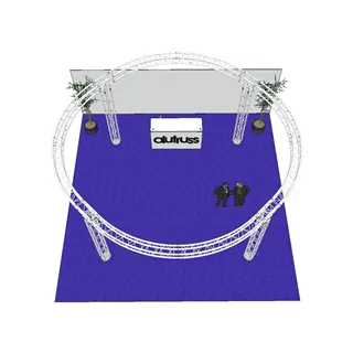 ALUTRUSS Traversenset QUADLOCK 6082 Kreis 6,6x3,5m