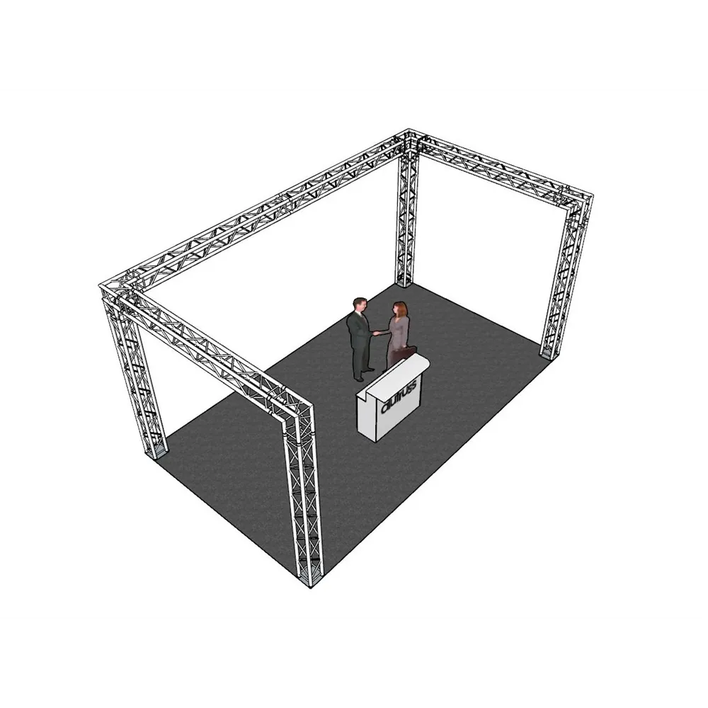 ALUTRUSS Traversenset QUADLOCK 6082 U-Form 7x4x3,5m (BxTxH)
