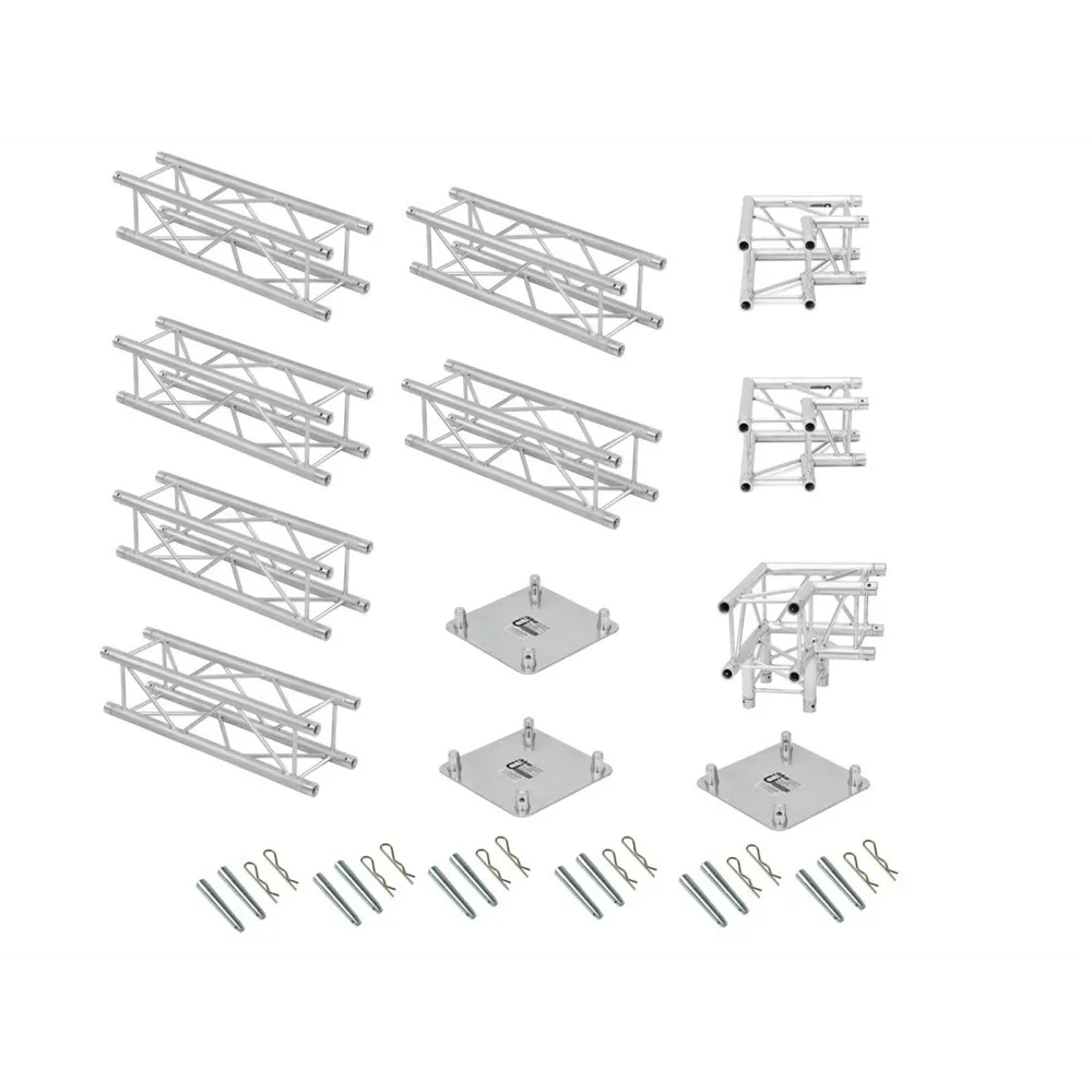 ALUTRUSS Traversenset QUADLOCK 6082 L-Form 7x4x3,5m (BxTxH)