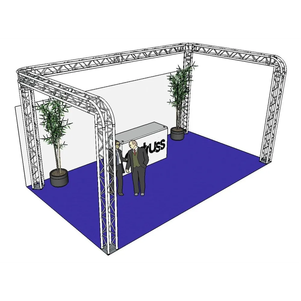 ALUTRUSS Traversenset QUADLOCK 6082R U-Form 7x4x3,5m (BxTxH)