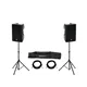 OMNITRONIC Set 2x XKB-212A + Boxenhochständer MOVE MK2