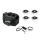 EUROLITE Set 4x AKKU IP Flat Light 1 chrom + Soft-Bag + Ladegerät