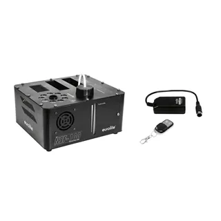 EUROLITE Set NSF-100 LED DMX Hybrid Spray Fogger + WRC-4 Funkfernbedienung