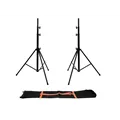 EUROLITE Set 2x LS-1 EU Stahl + Tragetasche