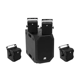 OMNITRONIC Set BOB-10A sw + 4x BOB-4 sw