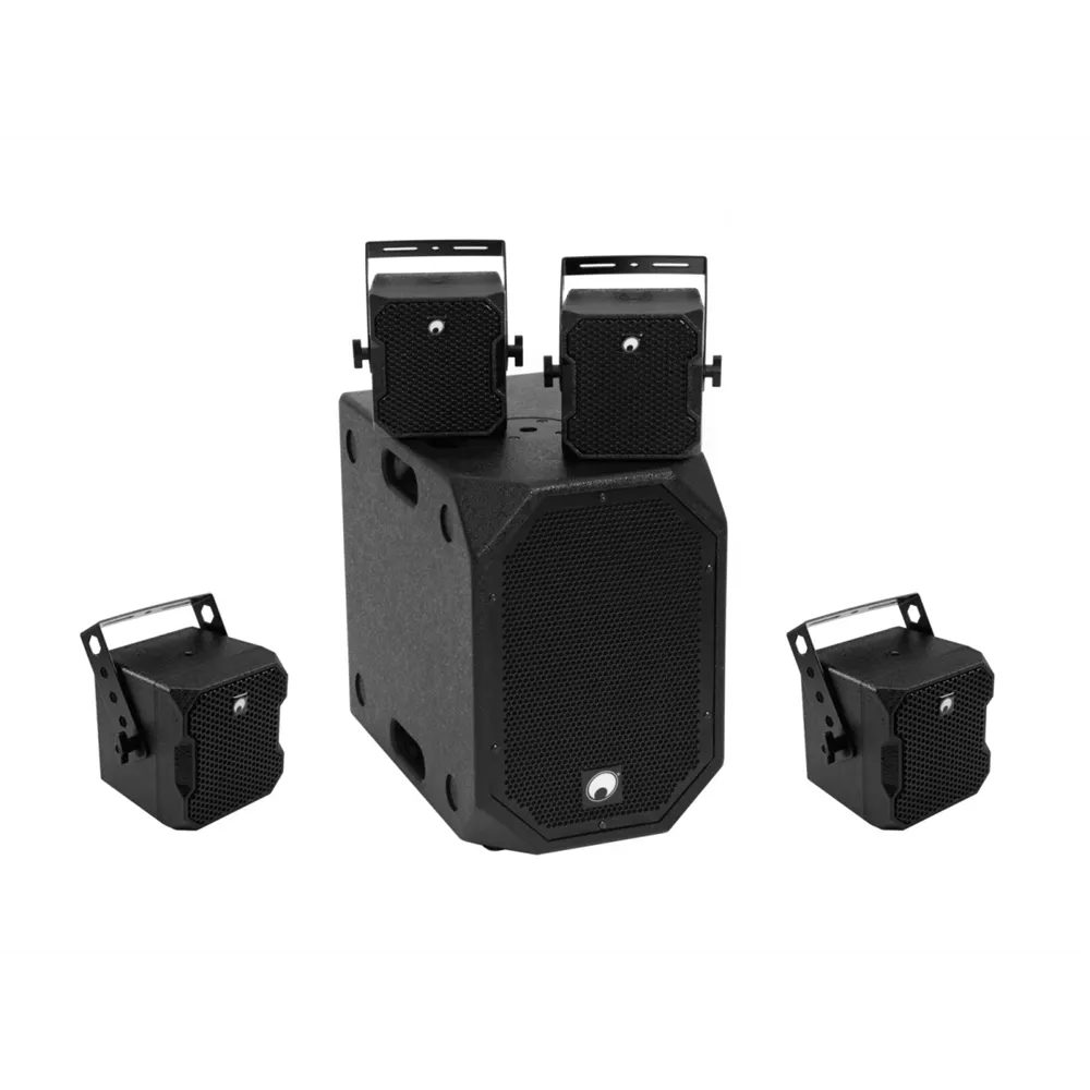 OMNITRONIC Set BOB-10A sw + 4x BOB-4 sw