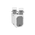 Ensemble OMNITRONIC BOB-10A blanc + 2x BOB-4 blanc