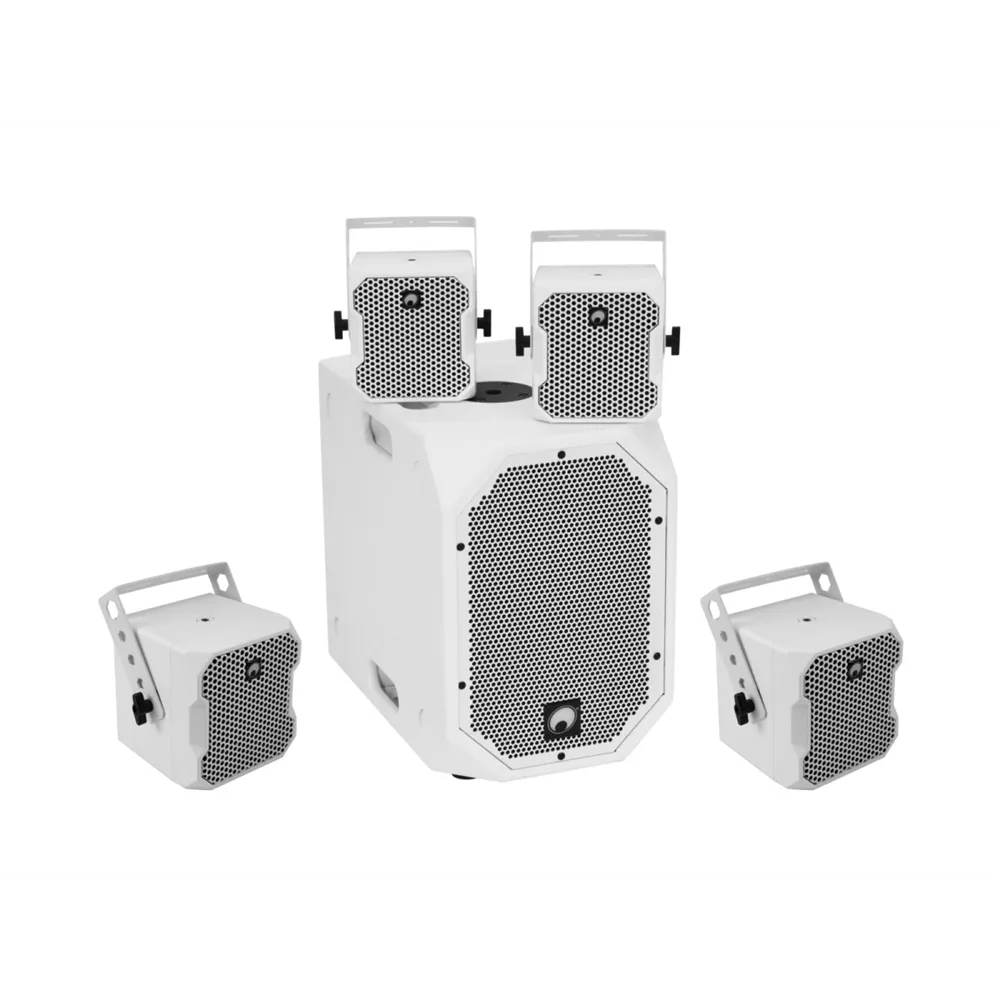 OMNITRONIC Set BOB-10A ws + 4x BOB-4 ws