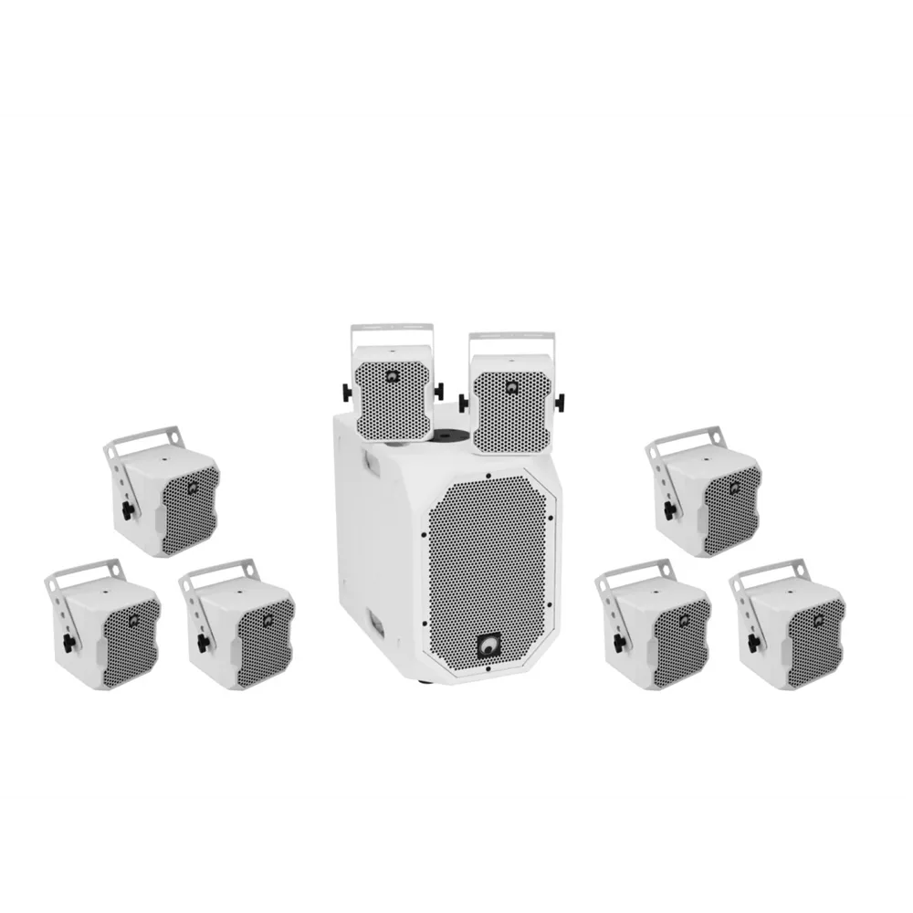 OMNITRONIC Set BOB-10A ws + 8x BOB-4 ws