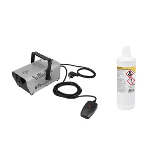 EUROLITE Set N-10 silber + B Basic Nebelfluid 1l