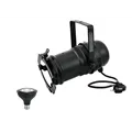 EUROLITE PAR-30 Spot Set Black + PAR-30 230V COB 12W E27 LED 1800-3000K Dim2Warm