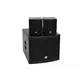 OMNITRONIC Set MOLLY-12A Subwoofer aktiv + 2x MOLLY-6 Top 8 Ohm, schwarz