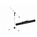 OMNITRONIC Set Mikrofonstativ MS-1W mit Galgen weiß + Tasche