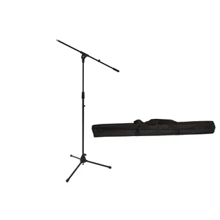 OMNITRONIC Set Mikrofonstativ MS-2 mit Galgen sw + Tasche