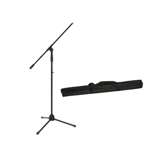 OMNITRONIC Set Mikrofonstativ MS-2A mit Galgen sw + Tasche