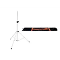 OMNITRONIC Set BS-2 EU Boxenhochständer weiß + Tragetasche