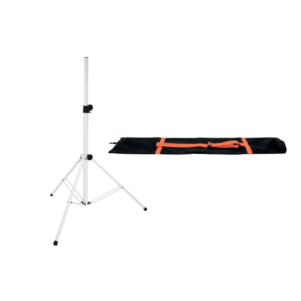 OMNITRONIC Set BS-2 EU Boxenhochständer weiß + Tragetasche