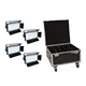 EUROLITE Set 4x LED PLL-480 QCL Panel + Case