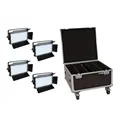 EUROLITE Set of 4 LED PLL-480 QCL Panels + Case