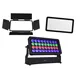 EUROLITE Set Multiflood Pro IP RGBW Wash MK2 + Diffusorscheibe 40° + Flügelbegrenzer