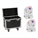 EUROLITE Set 2x LED TMH-H90 Hybrid Moving-Head Spot/Wash COB ws + Case