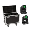 EUROLITE Set 2x LED TMH-B90 + Case with Wheels