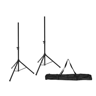 OMNITRONIC Set 2x M-3 Boxenhochständer + Tragetasche