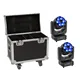 EUROLITE Set 2x LED TMH-H240 Beam/Wash/Flowereffekt + Case