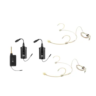 OMNITRONIC Set FAS TWO + 2x BP + 2x Headset 660-690Mhz
