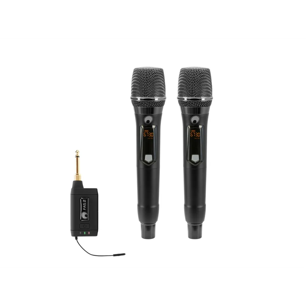 OMNITRONIC Set FAS TWO + 2x Dyn. Funkmikrofon 660-690MHz